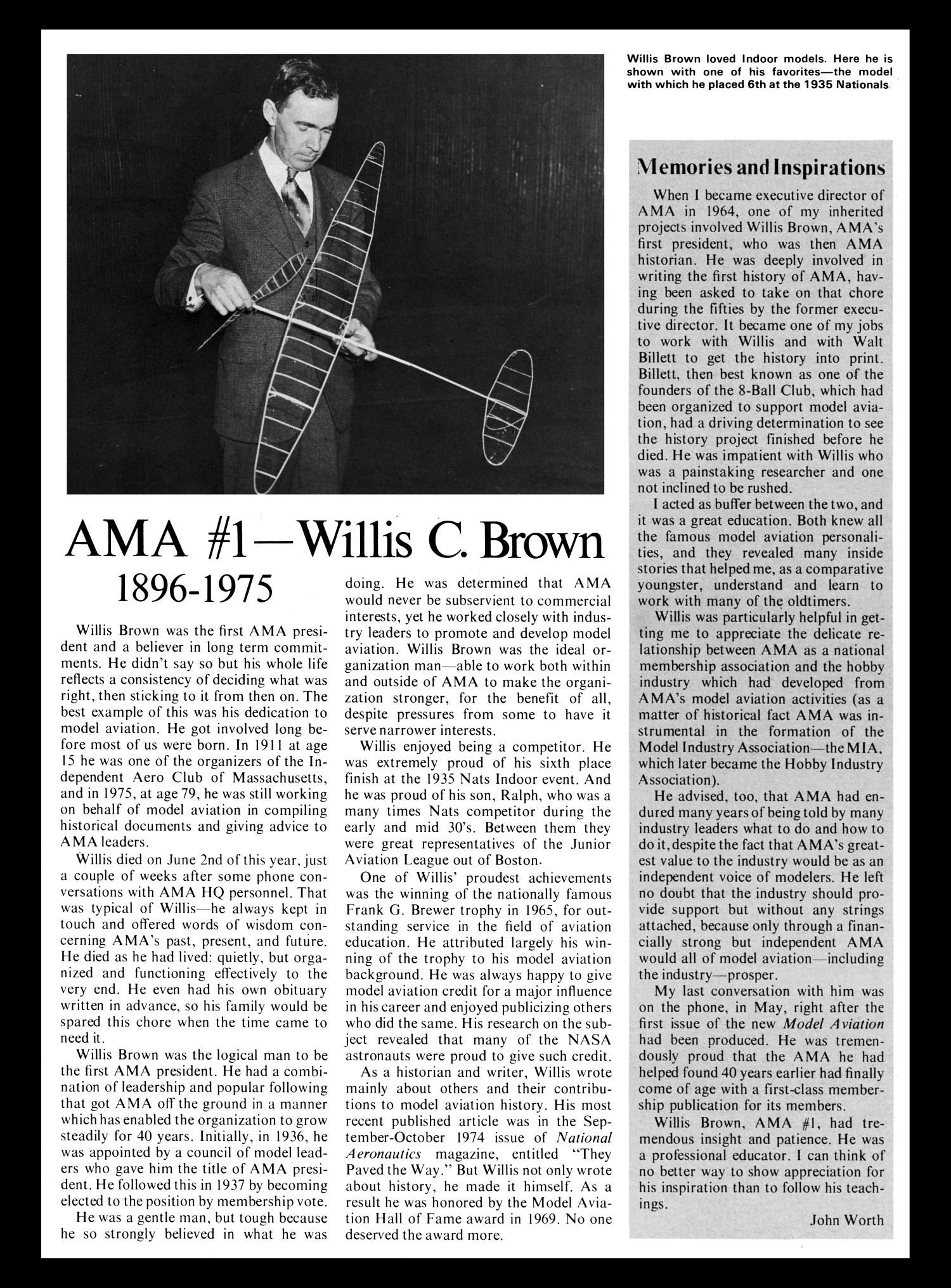 Willis Brown AMA 1